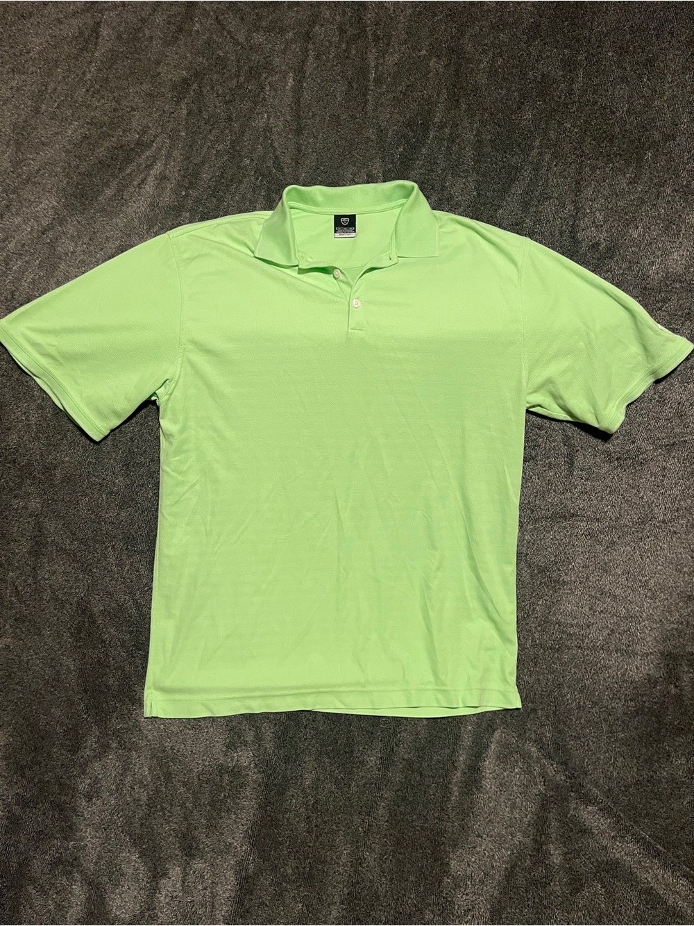Nike Golf Men's Dri-FIT Polo Shirt Lime Green Short Sleeve Size XL